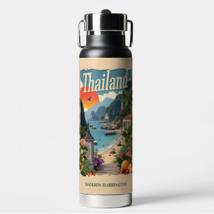 Individuelle Name Thailand Trinkflasche