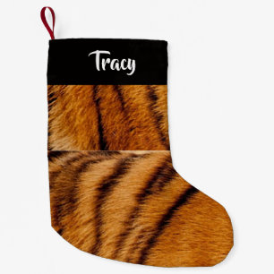 individuelle Name-Tigerhaut Kleiner Weihnachtsstrumpf