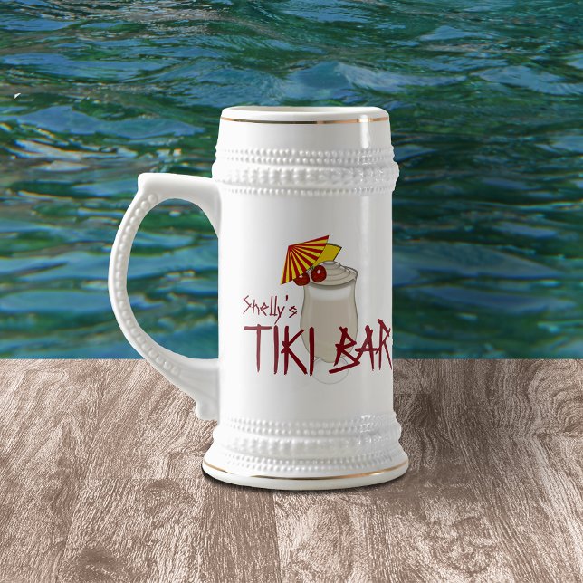 Individuelle Name Tiki Bar Bierglas (Von Creator hochgeladen)