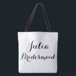 Individuelle Name-Totbeutel<br><div class="desc">Bridesmaid individuelle Name Totbeutel</div>