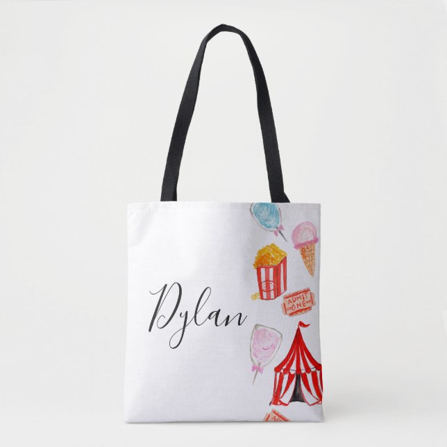 Individuelle Name Tote Bag (Vorderseite)