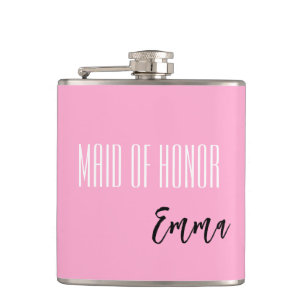 Individuelle Name-Trauzeugin Flachmann