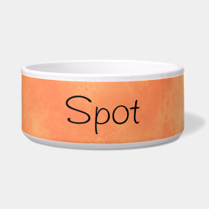 Individuelle Name Tropischer Orangefarbener Kerami Napf
