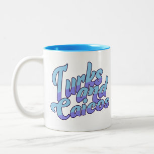 Individuelle Name Turks und Caicos Conch Zweifarbige Tasse