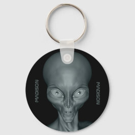 Individuelle Name UFO Alien Schlüsselketten Schlüsselanhänger