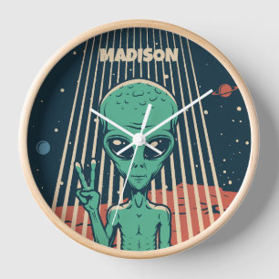 INDIVIDUELLE NAME UFO ALIEN UHR