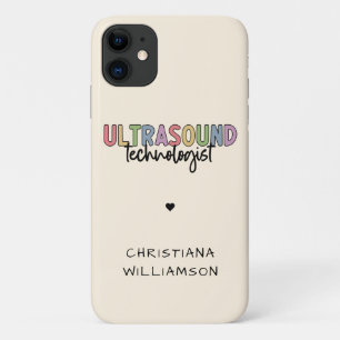 Individuelle Name Ultrasound Technologist Geschenk Case-Mate iPhone Hülle