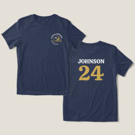 Individuelle Name und Anzahl Vintager Fußballhelme Tri-Blend Shirt