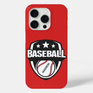 Individuelle Name- und Farbbaseball Case-Mate iPhone Hülle