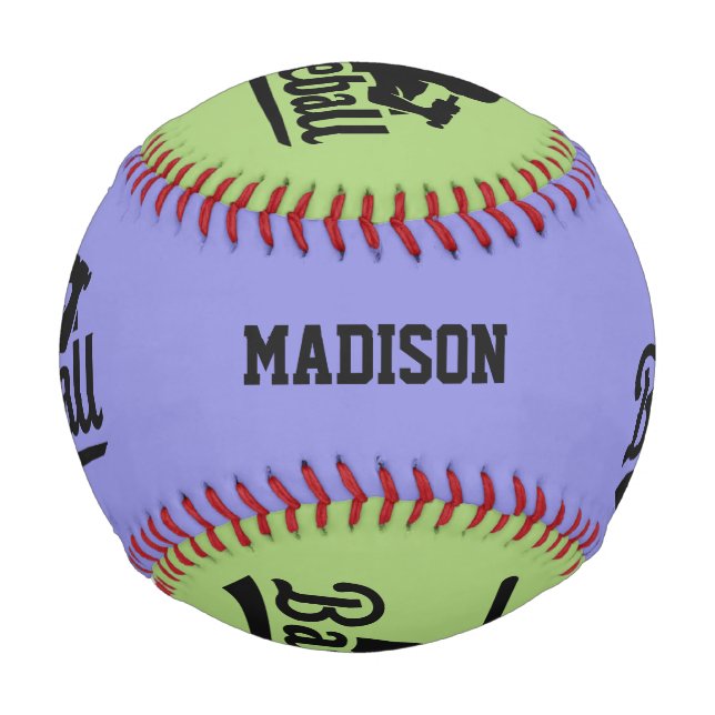 Individuelle Name- und FarbBaseball-Player Baseball (Vorderseite)