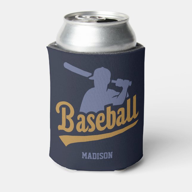 Individuelle Name- und FarbBaseball-Player Dosenkühler (Kanne Rückseite)