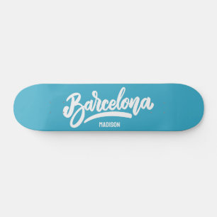 Individuelle Name und Farbe Barcelona Skateboard