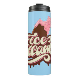 Individuelle Name und Farbe Eiscreme Thermosbecher