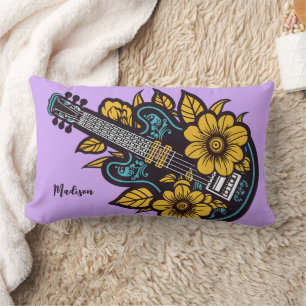 Individuelle Name und Farbe Ukulele Lendenkissen