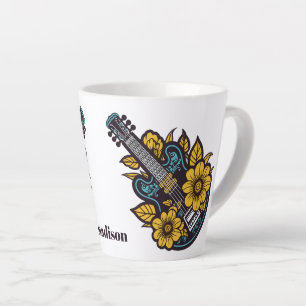 Individuelle Name und Farbe Ukulele Milchtasse