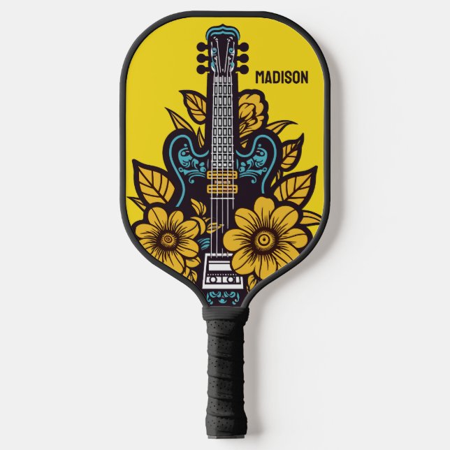 Individuelle Name und Farbe Ukulele Pickleball Schläger (Vorderseite)