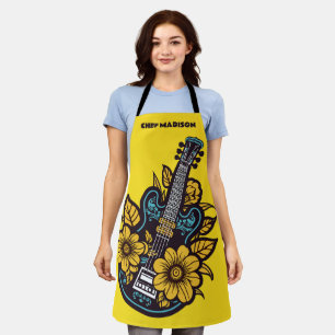Individuelle Name und Farbe Ukulele Schürze