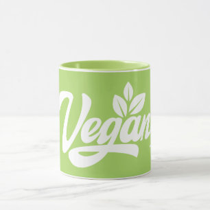 Individuelle Name und Farbe Vegan Tasse