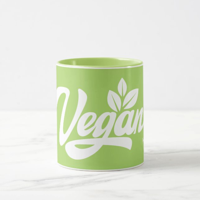 Individuelle Name und Farbe Vegan Tasse (Zentrum)