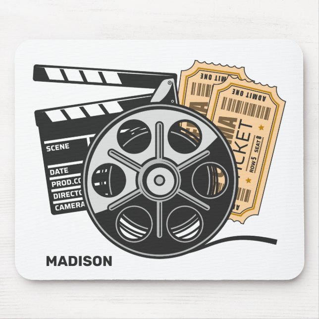 Individuelle Name- und Farbfilm Mousepad (Vorne)