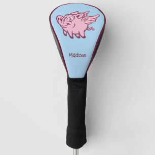 Individuelle Name- und Farbfliege Golf Headcover