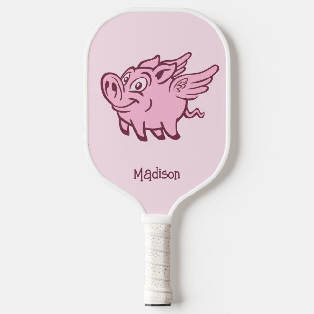 Individuelle Name- und Farbfliege Pickleball Schläger (Vorderseite)