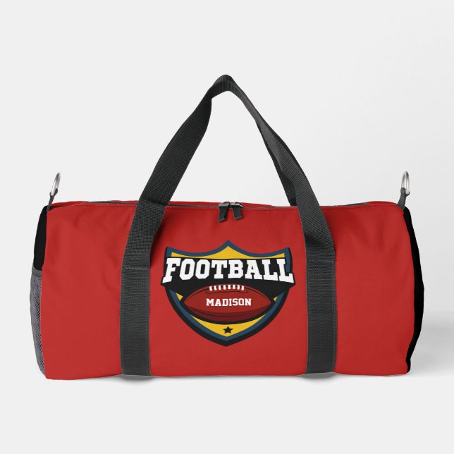 Individuelle Name- und Farbfußball Duffle Bag (Rückseite)