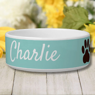 Individuelle Name- und Farbpaarweise Pet Bowl Napf