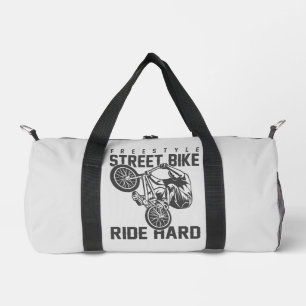 Individuelle Name- und Farbstraßenrad Duffle Bag