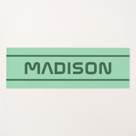 Individuelle Name- und Farbyogamat Yogamatte