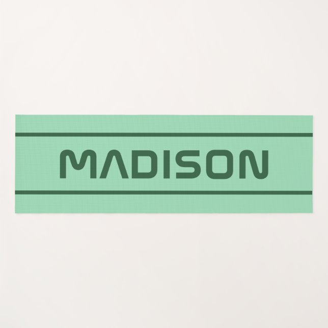 Individuelle Name- und Farbyogamat Yogamatte (Vorderseite (Horizontal))