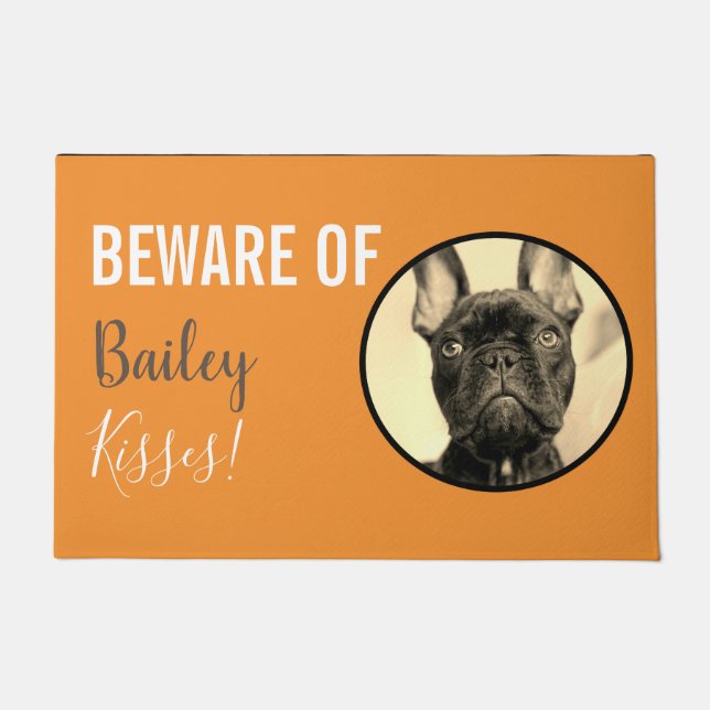 Individuelle Name und Foto Fußmatte (Vorderseite)