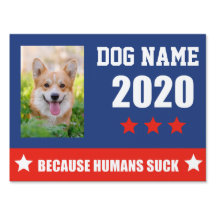 Individuelle Name und Foto Hunde 2020 Schild
