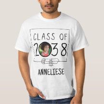 Individuelle Name- und Foto-Klasse von 2038