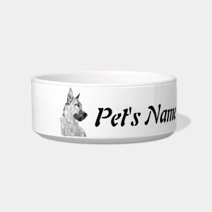 Individuelle Name und Foto Napf