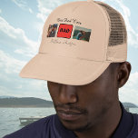 Individuelle Name und Foto Vater Truckerkappe<br><div class="desc">"Personalisierter Vater Truckfahrerhut mit individuellem Foto und Namen - Einzigartiges Vatertagsgeschenk". Suchen Sie nicht weiter nach dem perfekten Geschenk für Vater! Dieser Personalisierte Vater Foto LKWer ist eine einzigartige und herzliche Art, Ihre Liebe und Wertschätzung zu zeigen. Passen Sie diesen stilvollen Hut mit einem beliebten Foto von Ihnen und Vater...</div>