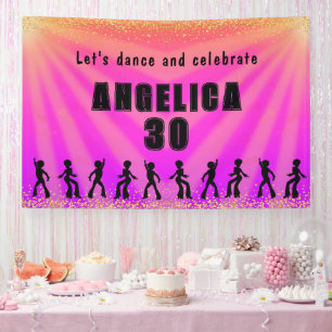 Individuelle Name und Geburtstag Banner
