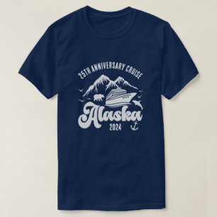 Individuelle Name und Jahr Alaska Kreuzfahrt T-Shirt