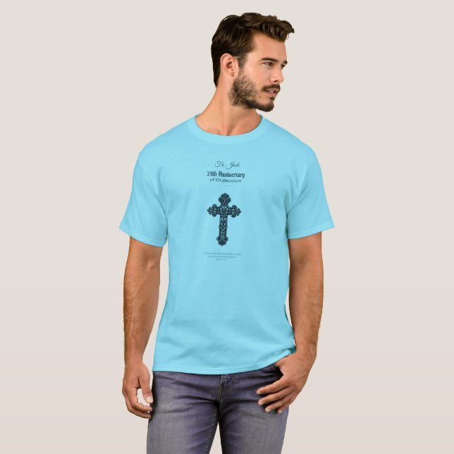 Individuelle Name und Jubiläumsjahr Ordination, Pr T-Shirt (Vorne ganz)