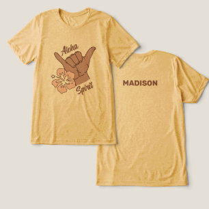 Individuelle Name und Lage Shaka Tri-Blend Shirt