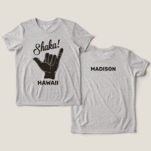 Individuelle Name und Lage Shaka Tri-Blend Shirt