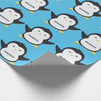Individuelle Name und niedlicher Pinguin
