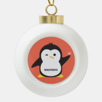 Individuelle Name und niedlicher Pinguin