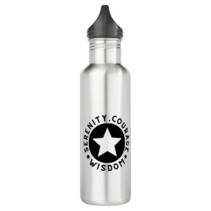 Individuelle Name und nüchterne Datumssicherheit Edelstahlflasche