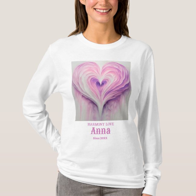 Individuelle Name und Sonderdatum T-Shirt (Vorderseite)