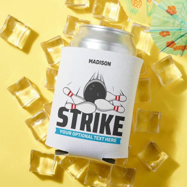 Individuelle Name- und Text-Bowling-Stoß Dosenkühler (In Situ Sommer)