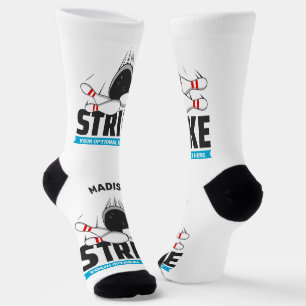Individuelle Name- und Text-Bowling-Stoß Socken