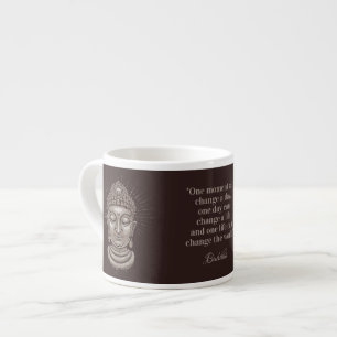 Individuelle Name und Text Buddha Zitat Espressotasse