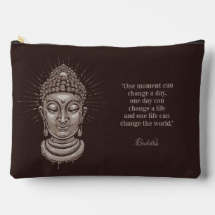 Individuelle Name und Text Buddha Zitat Zubehörtasche