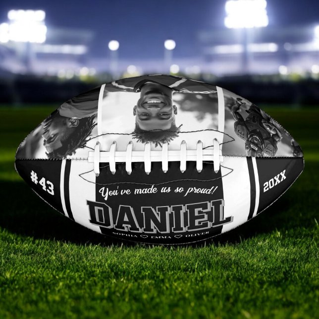 Individuelle Name und Text Foto Keepake-Geschenk Football (Von Creator hochgeladen)